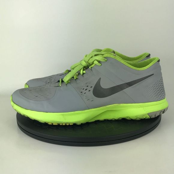 Nike FS Lite Trainer Gray/Green Athletic Running Shoes 615972-012 Men's Size 11 - Picture 8 of 12